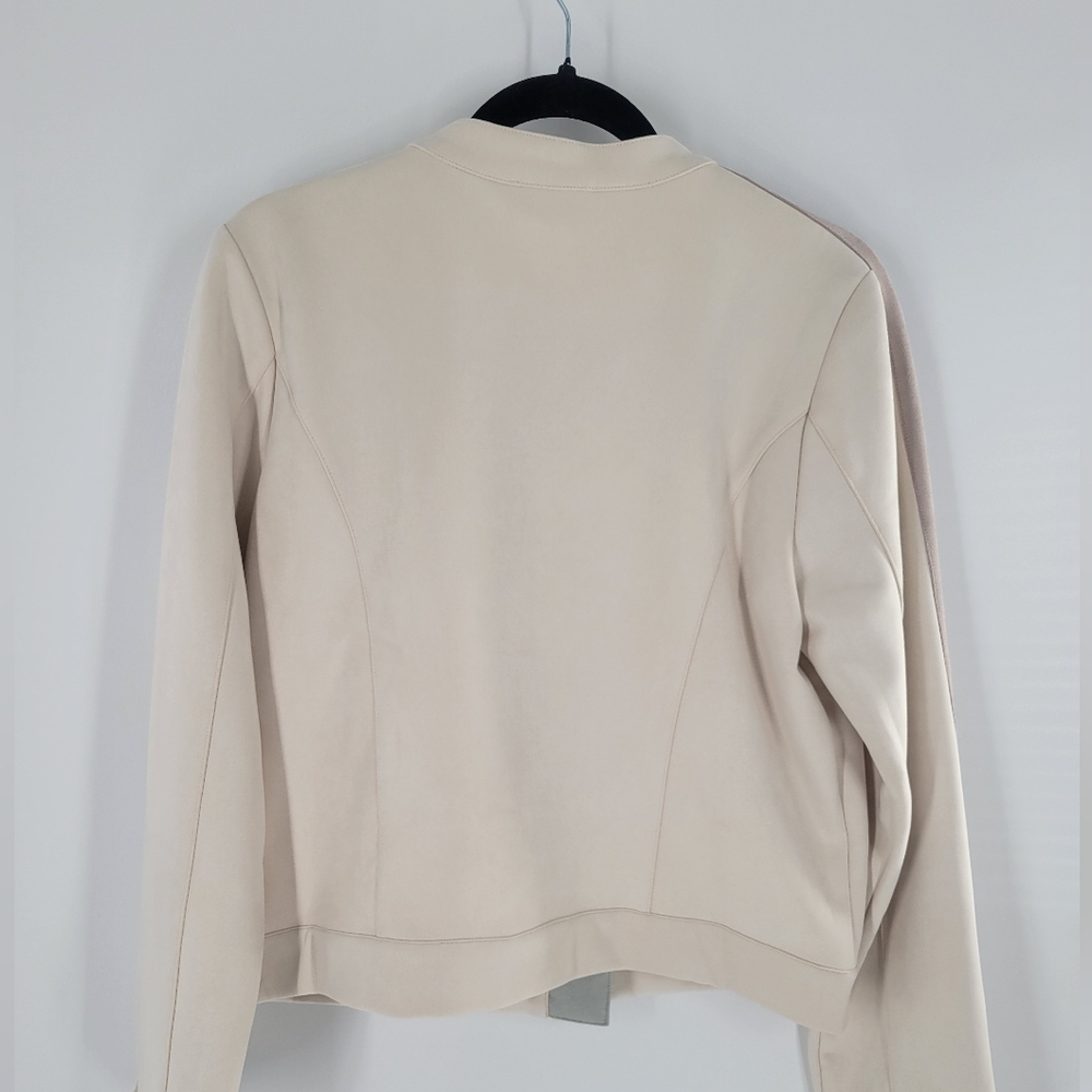 Mystree Color Blocked Moto Jacket Size M New - Picture 6 of 7